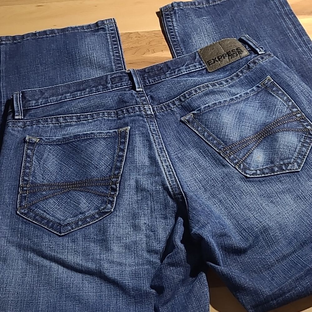 Express Men's Loose Fit Jeans - SIZE 32X32 - Picture 7 of 12